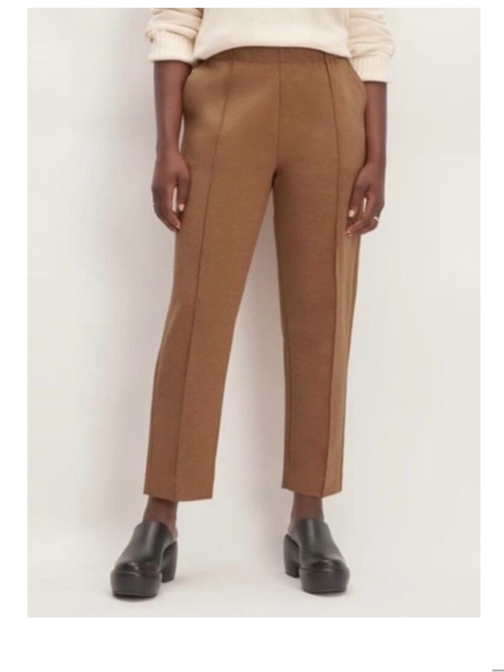 Everlane Gray The Dream Pant Womens Pull On Elastic Waist High Rise Size Small